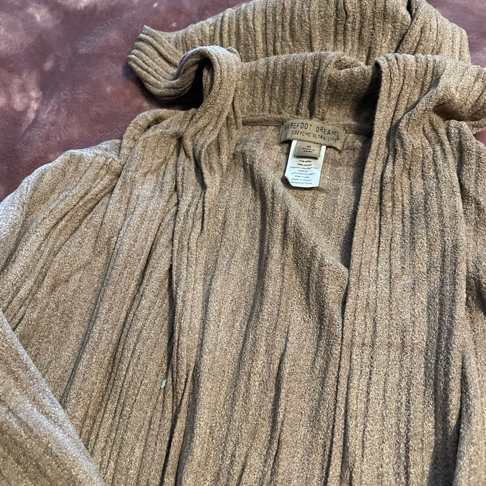 Barefoot Dreams Cozy Chic Ultra Light Open Front Sweater